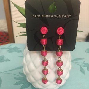 NY & Co. Primrose Mini Thread Line Earrings